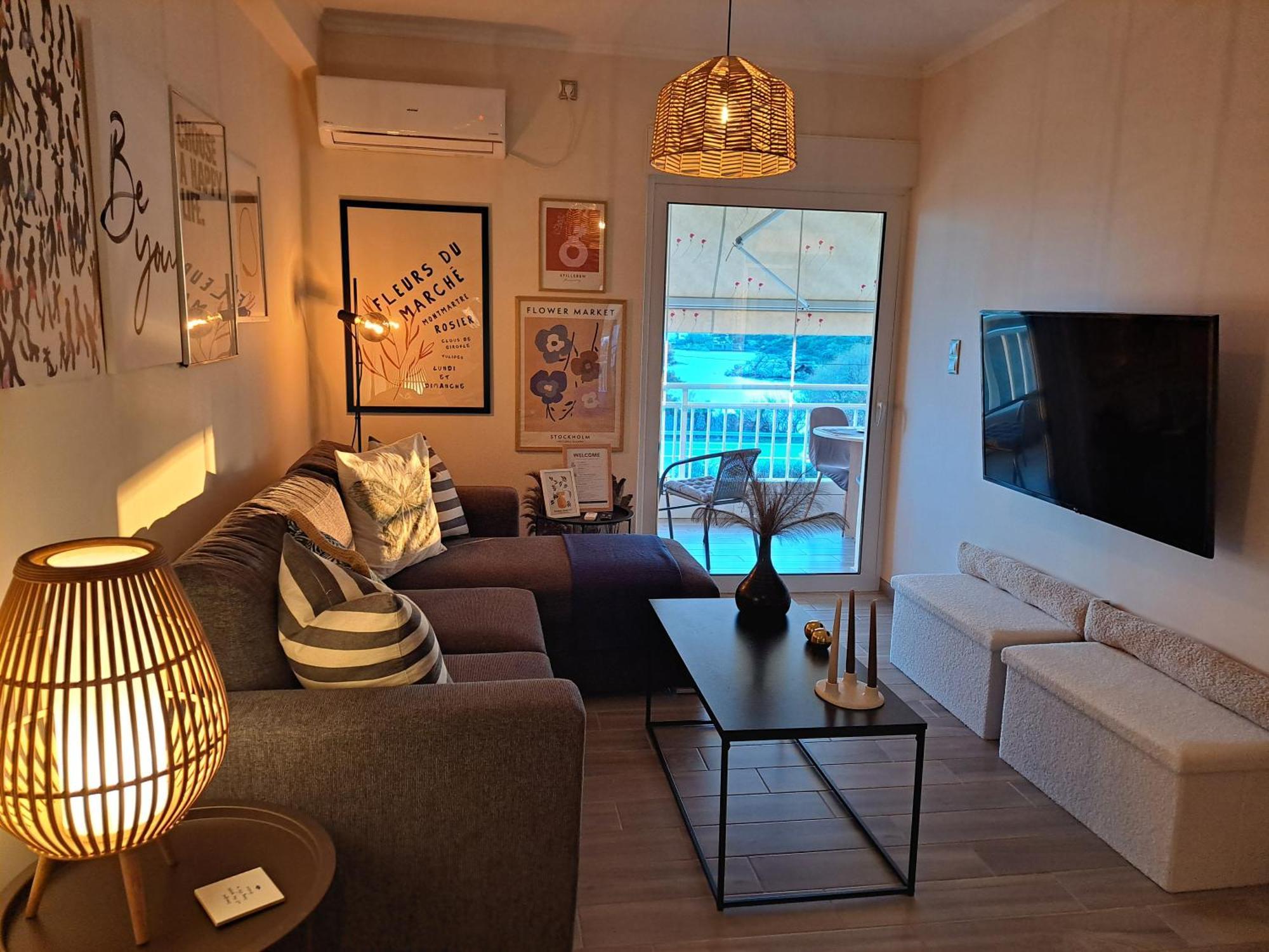 Amazing Sea View Apartment Kalivia Thorikou Exterior photo